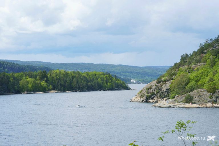 Дрёбак и крепость Оскарсборг